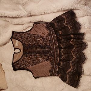 Ann Taylor Loft Lace Shirt